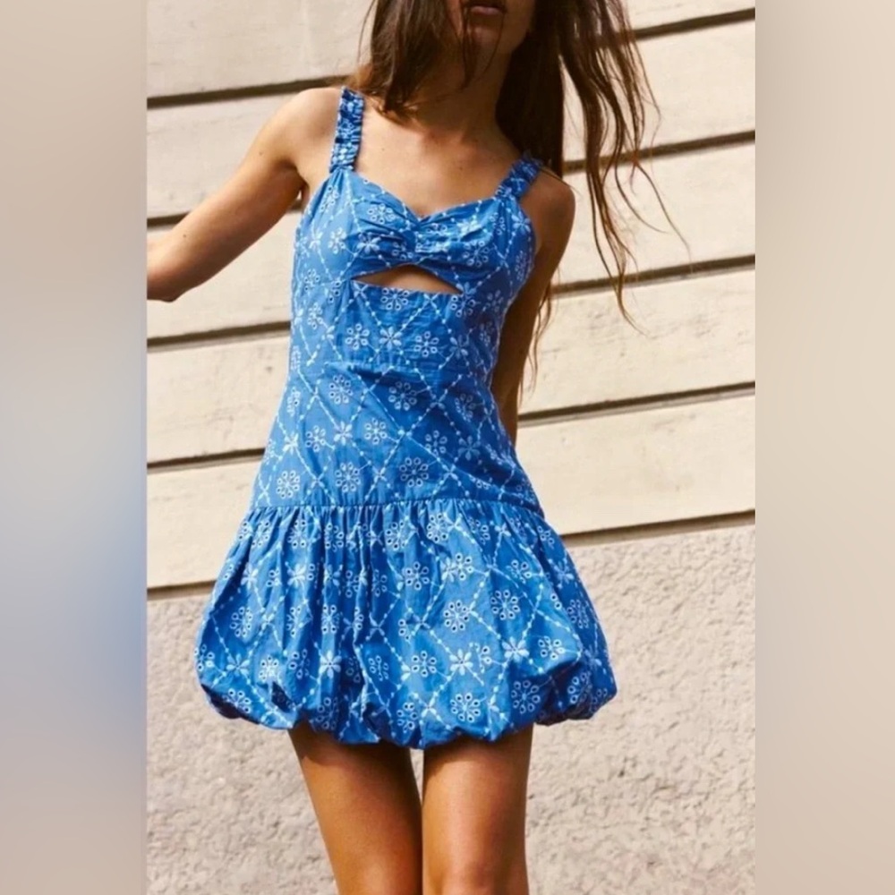 Zara Floral Mini Dress: Size M